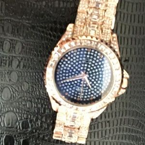 A real rose gold watch